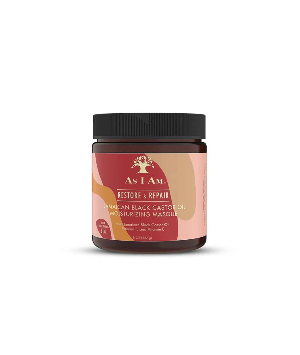 As I Am Restore&Repair Jamaican Black Castor Oil Moisturizing Masque 8oz, Hair Care - Cloré Beauty
