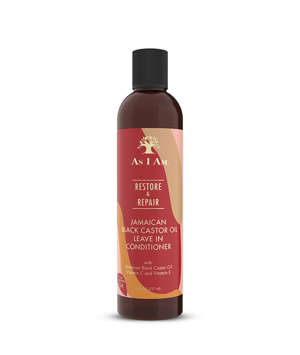 As I Am Restore & Repair Jamaican Black Castor Oil Leave In Conditioner 8oz, HAIR CARE - Cloré Beauty