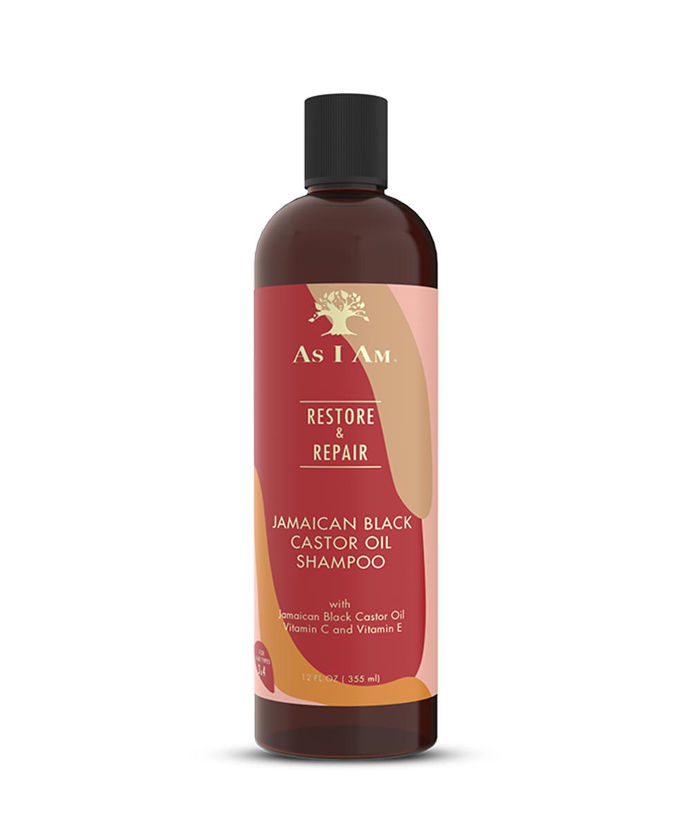 As I Am Restore&Repair Jamaican Black Castor Oil Shampoo 12oz, HAIR CARE - Cloré Beauty