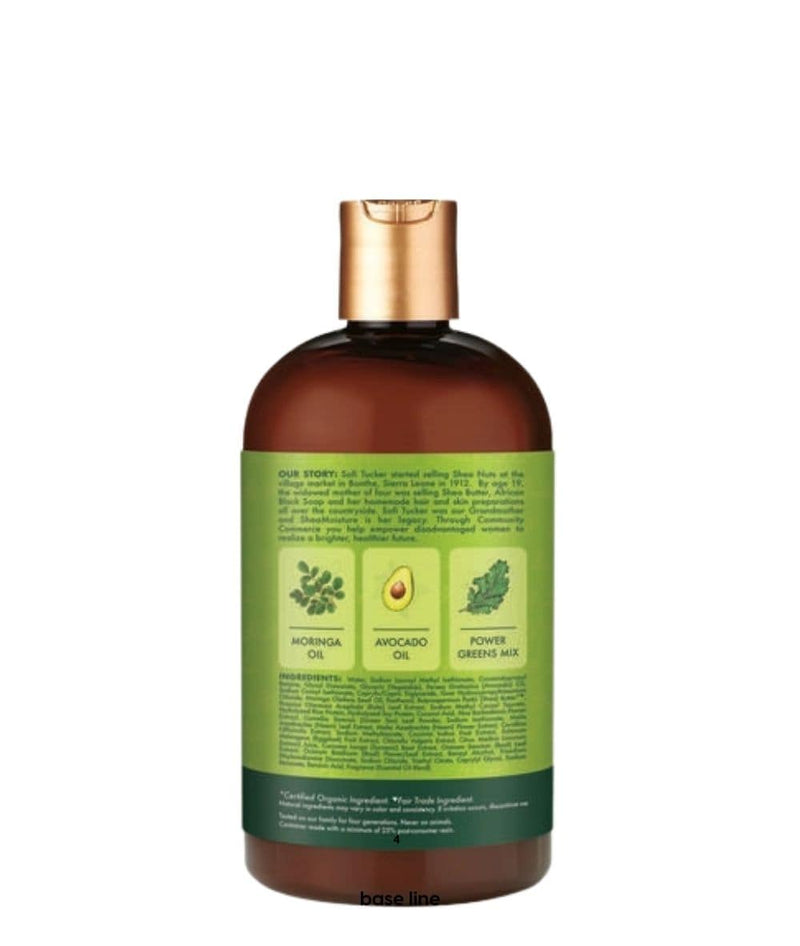 SheaMoisture Moringa & Avocado Power Green Shampoo 384Ml