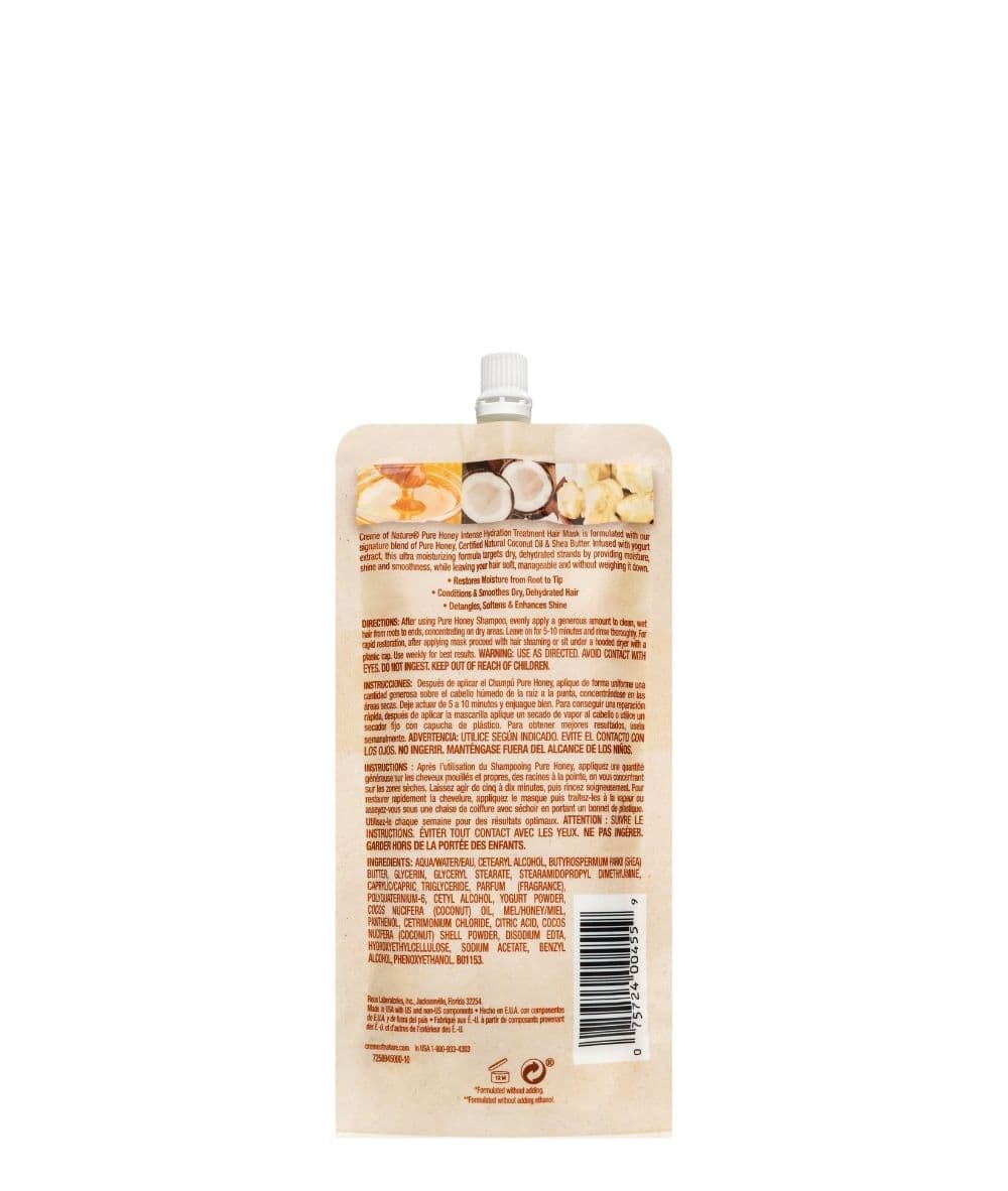 Creme Of Nature Pure Honey Hair Mask [Yogurt] 3.4Oz, Hair Care - Cloré Beauty