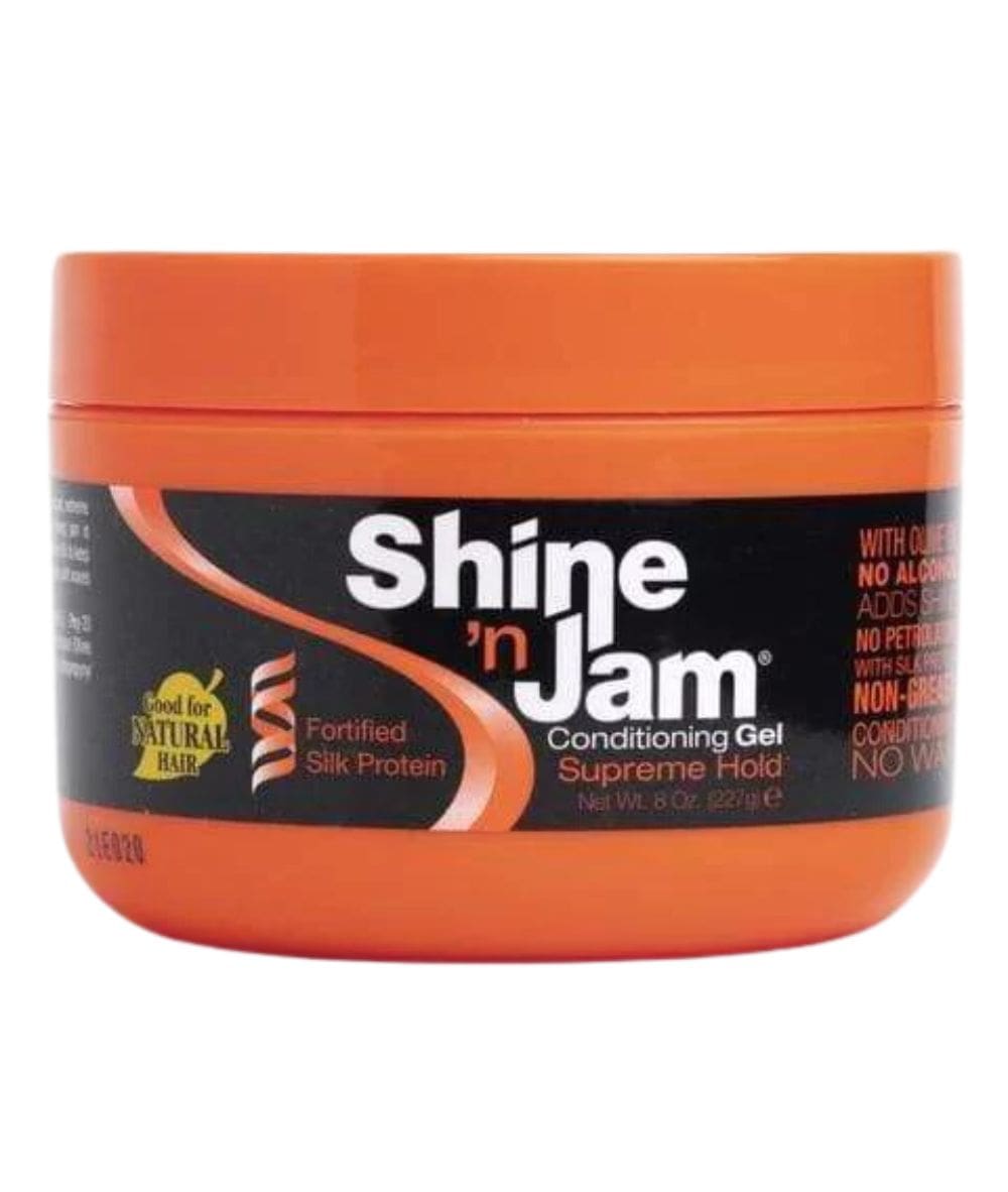 Ampro Shine N Jam Conditioning Gel (Supreme Hold) 8oz, Hair Care - Cloré Beauty