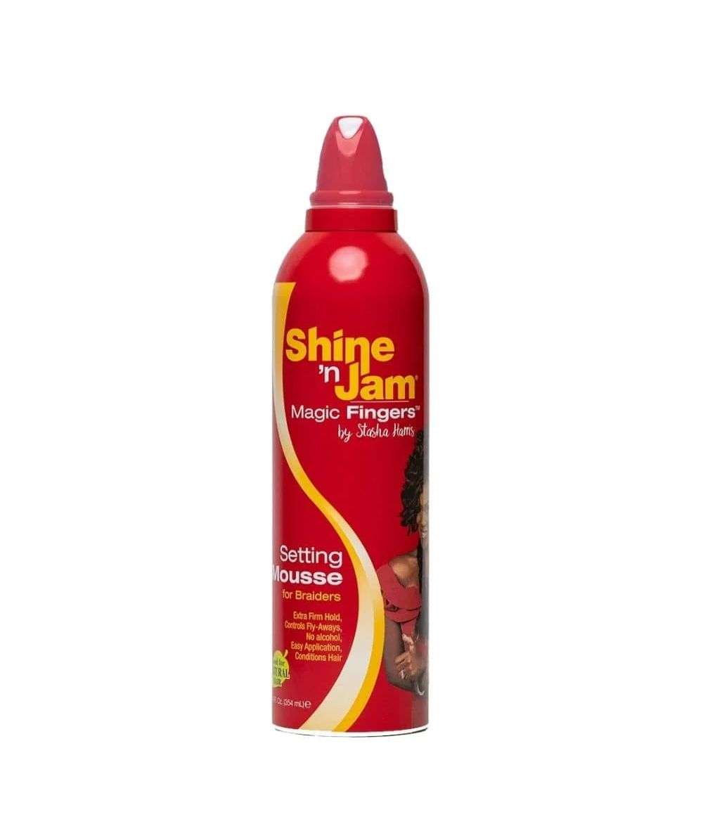 Ampro Shine N Jam Magic Fingers Setting Mousse 11.9oz, HAIR CARE - Cloré Beauty