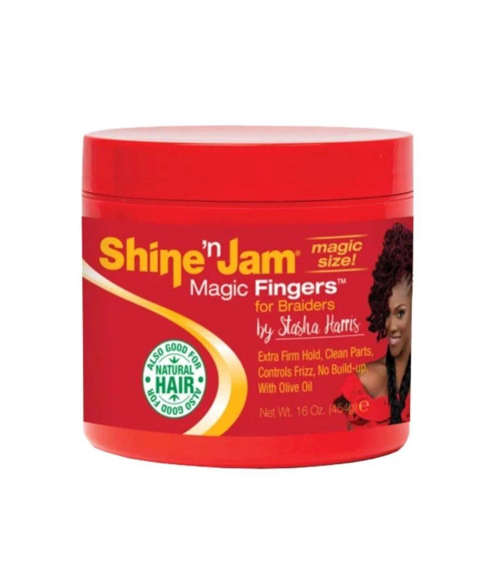 Ampro Shine N Jam Magic Fingers For Braiders 16oz, HAIR CARE - Cloré Beauty