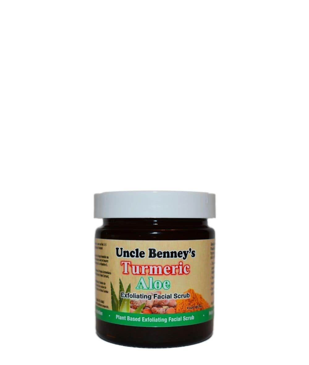 Uncle Benneys Turmeric Aloe Exfoliating Facial Scrub 4Oz