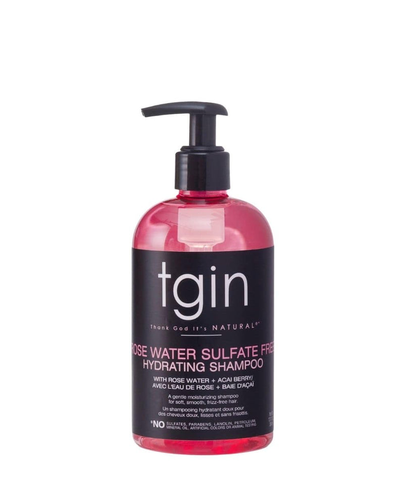 Tgin Rose Water Sulfate Free Hydrating Shampoo 13Oz