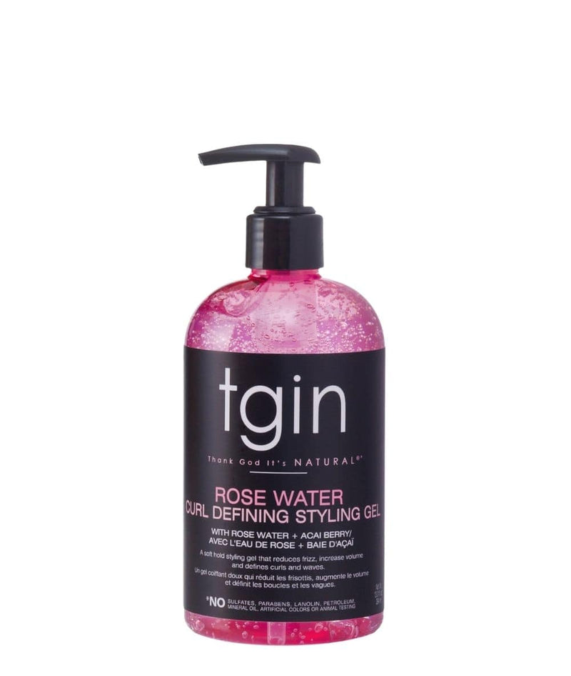 Tgin Rose Water Curl Defining Styling Gel 13 Oz