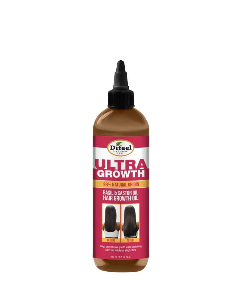 Difeel Ultra Growth Basil Castor Hair Oil 8Oz