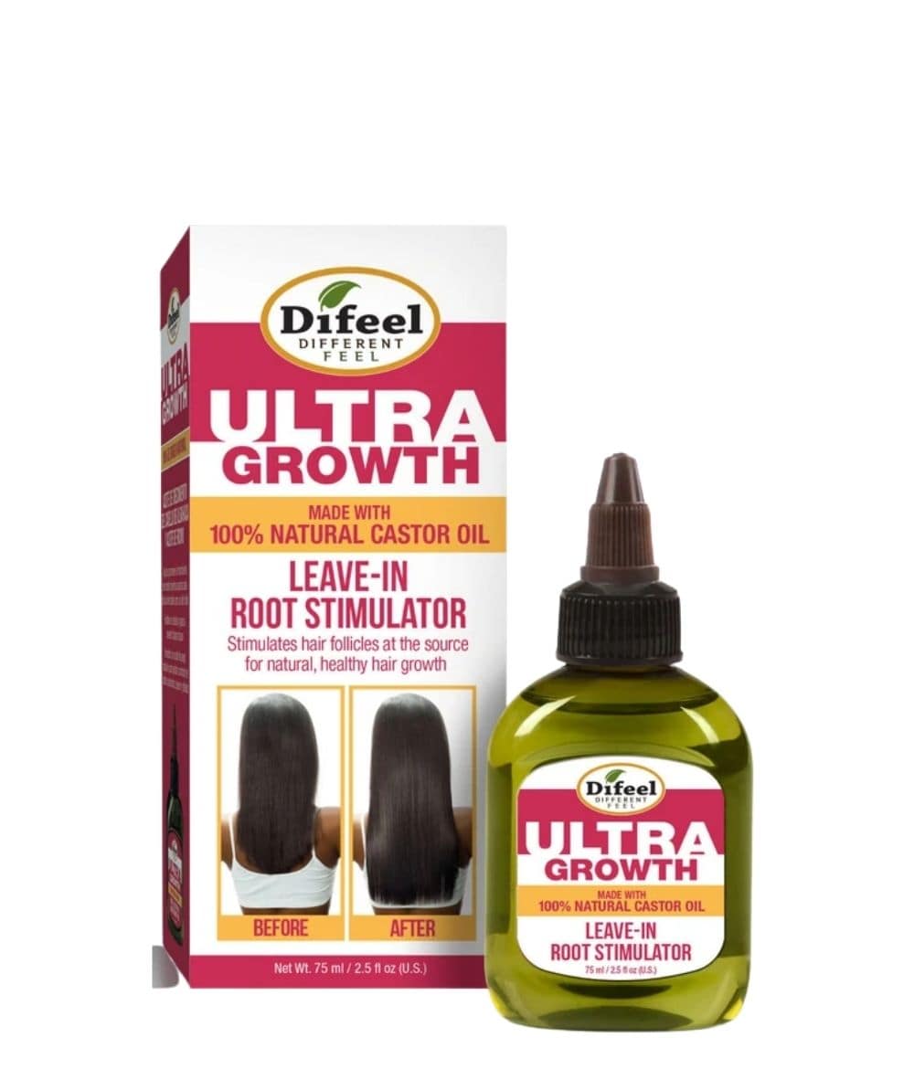 Difeel Ultra Growth Basil Castor Leave In Root Stimulator 2.5Oz, HAIR CARE - Cloré Beauty