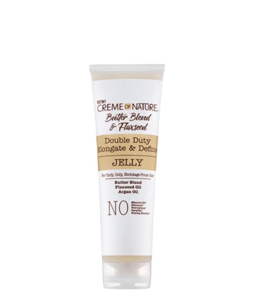 Creme Of Nature Butter Blend&Flaxseed Double Duty Elongate&Define Jelly 8.4Oz, Hair Care - Cloré Beauty