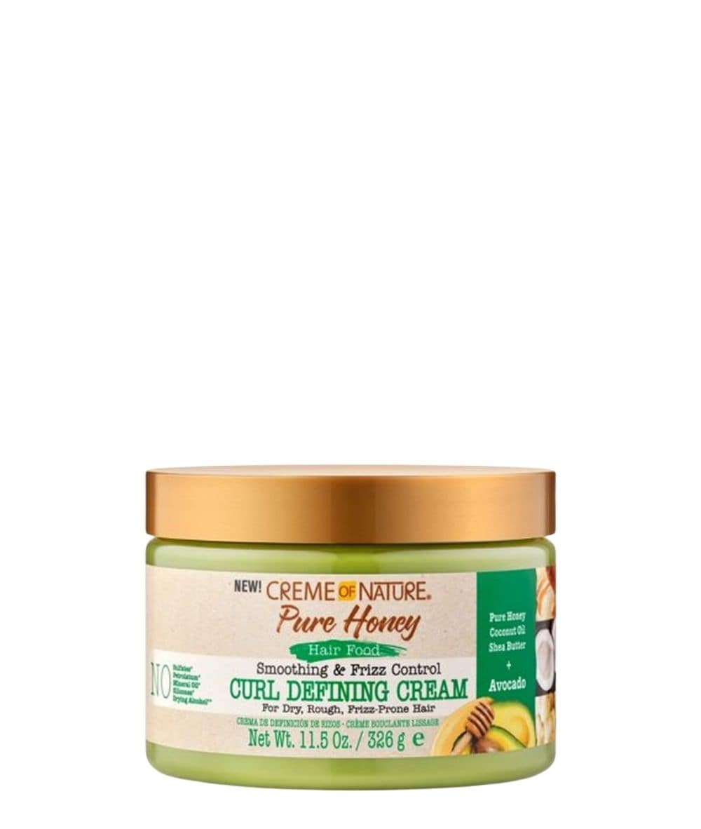 Creme Of Nature Pure Honey Hair Food Avocado Curling Defining Cream 11.5Oz