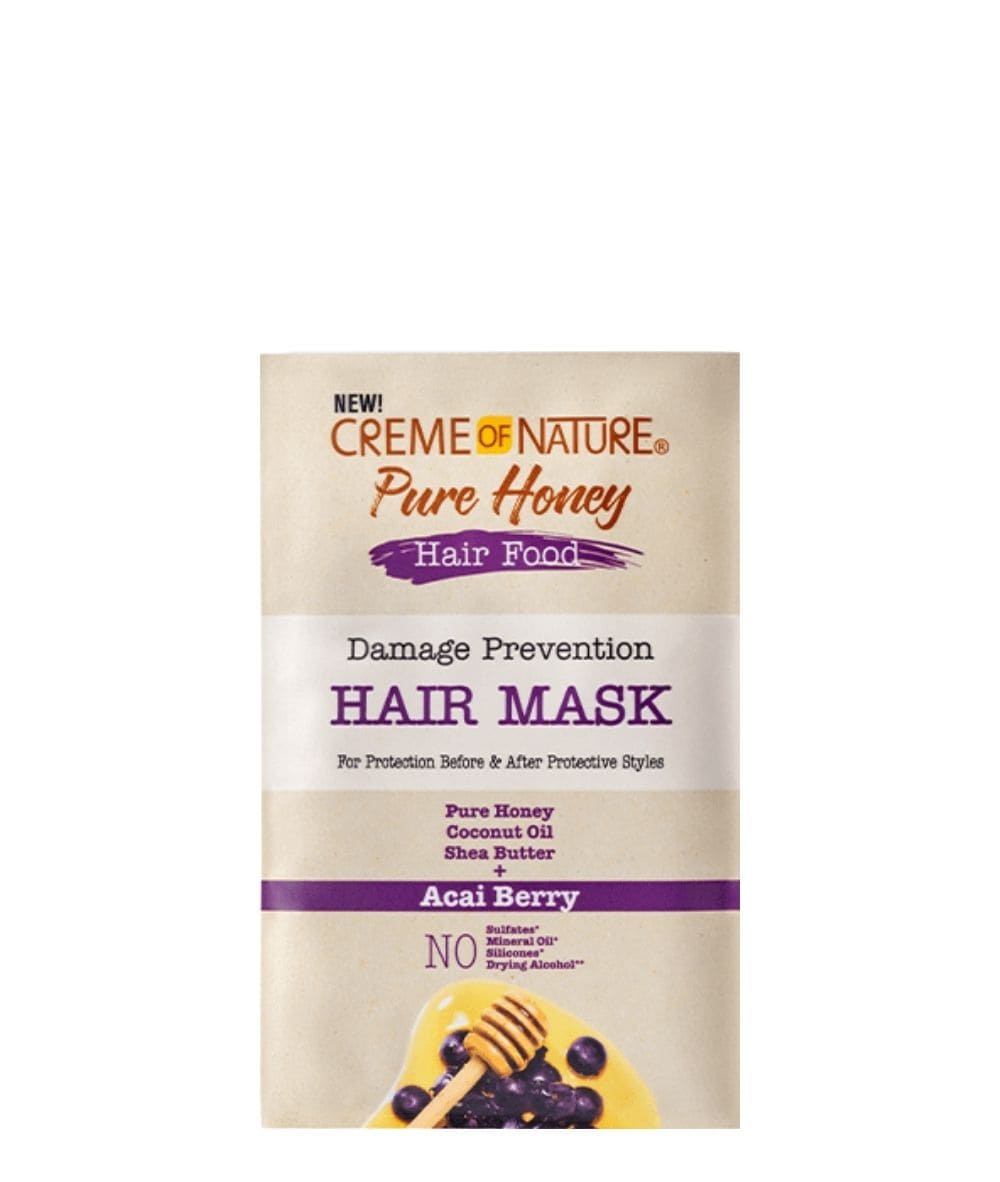 Creme Of Nature Pure Honey Hair Food Acai Berry Hair Mask Packet