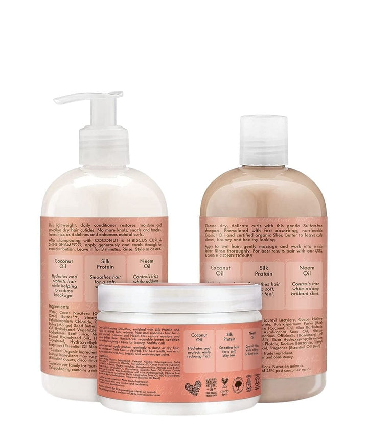 SheaMoisture Coconut & Hibiscus Curl Defining Hair Kit