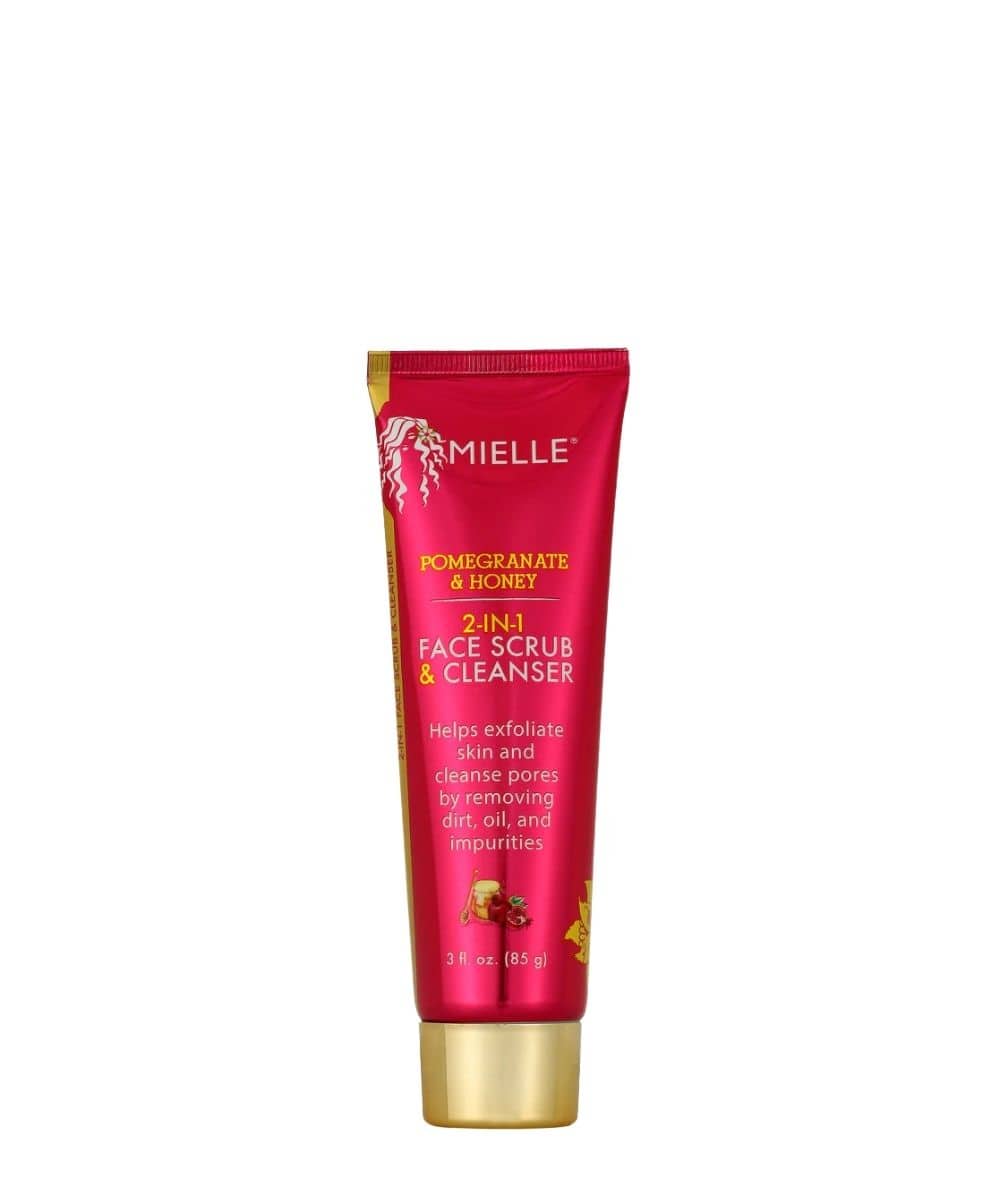 Mielle Pomegranate&Honey 2 In 1 Face Scrub & Cleanser 3Oz