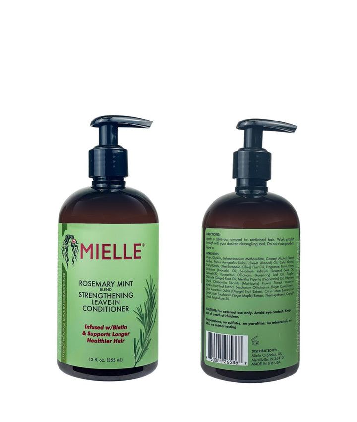 Mielle Rosemary Mint Strengthening Leave In Conditioner 12oz