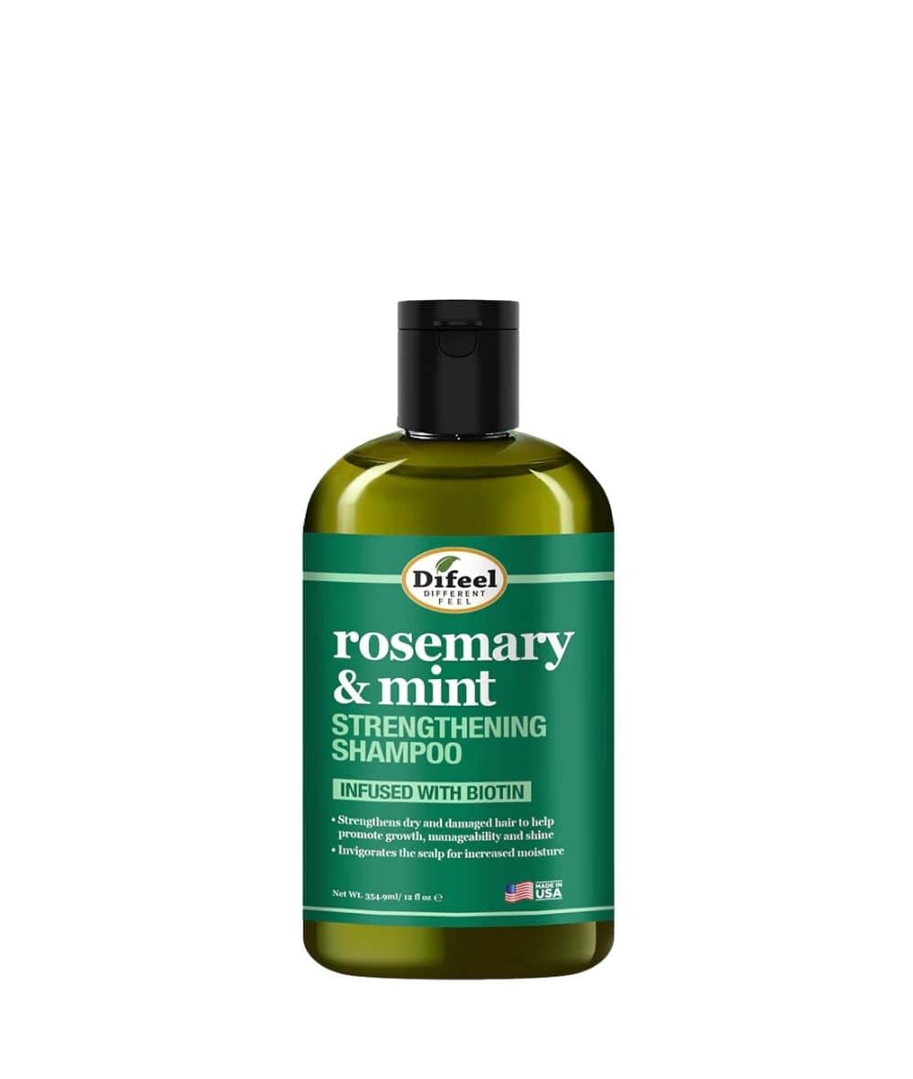 Difeel Rosemary & Mint Strengthening Shampoo 12oz, Hair Care - Cloré Beauty