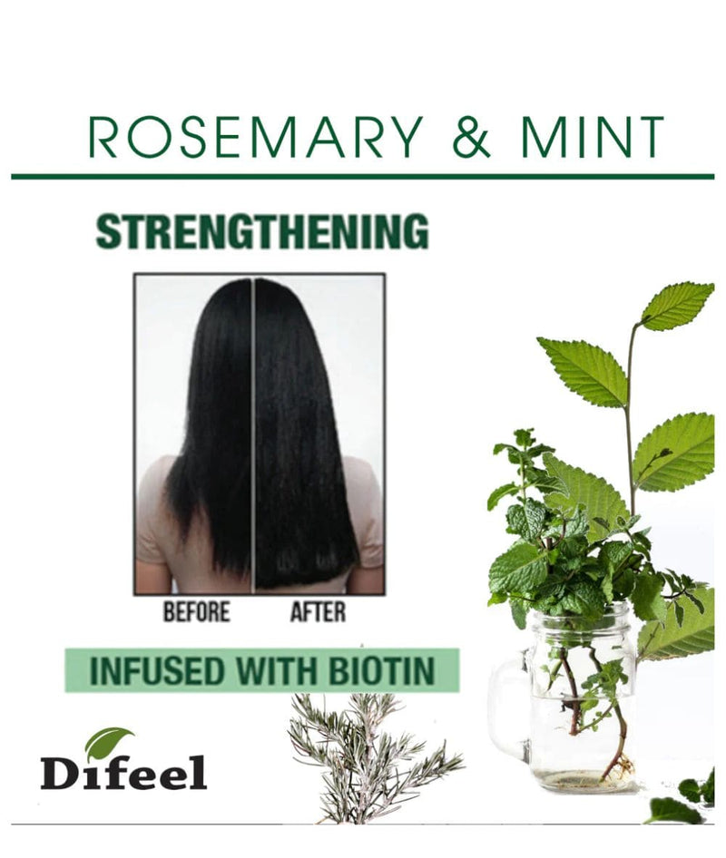 Difeel Rosemary & Mint Strengthening Conditioner 12Oz