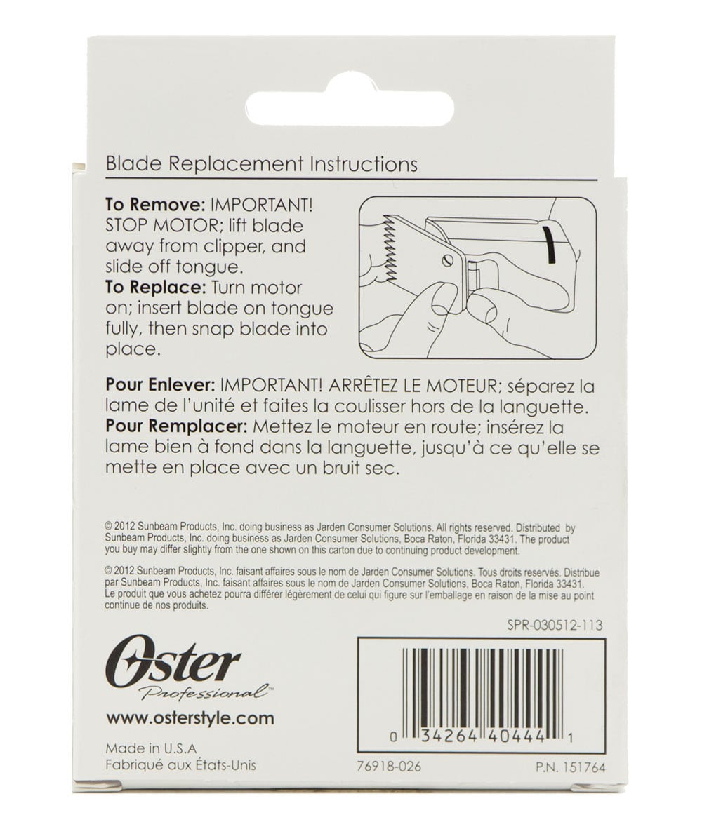 Oster Blade 000 [1/50In, 0.5mm] #76918-026