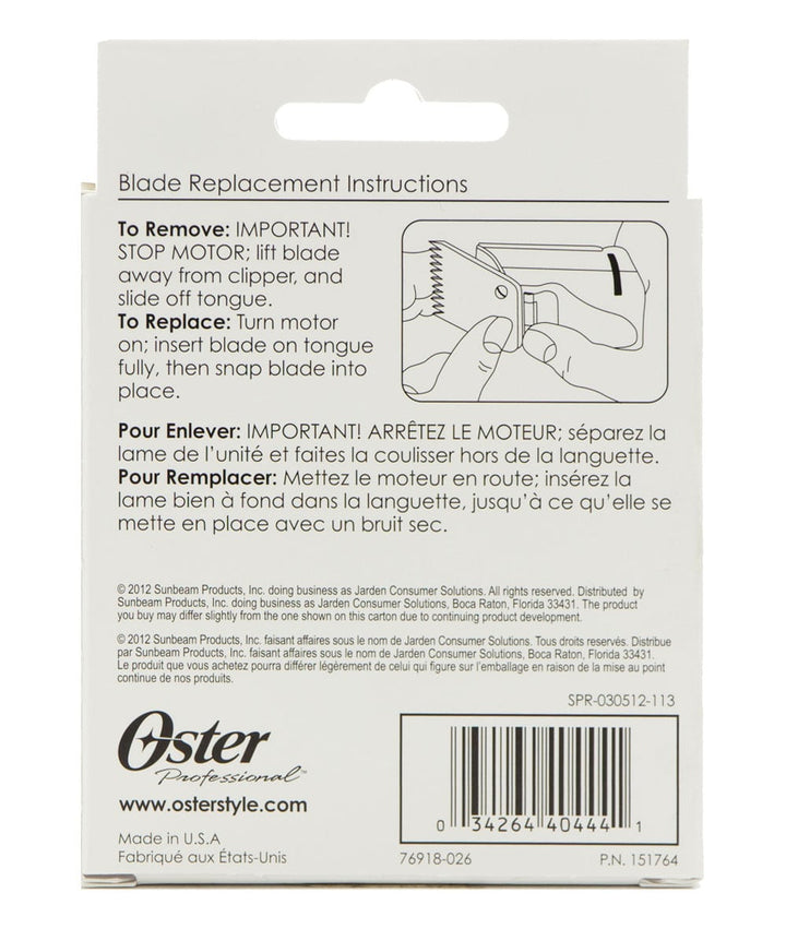 Oster Blade 000 [1/50In, 0.5mm] #76918-026