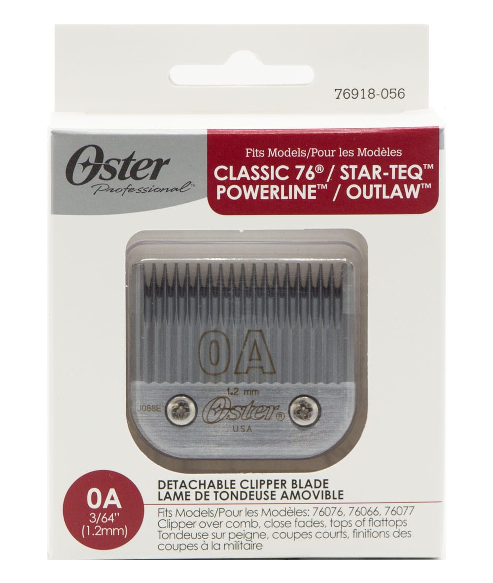 Oster Blade 0A [3/64In, 1.2mm] #76918-056, HAIR STYLING TOOLS - Cloré Beauty