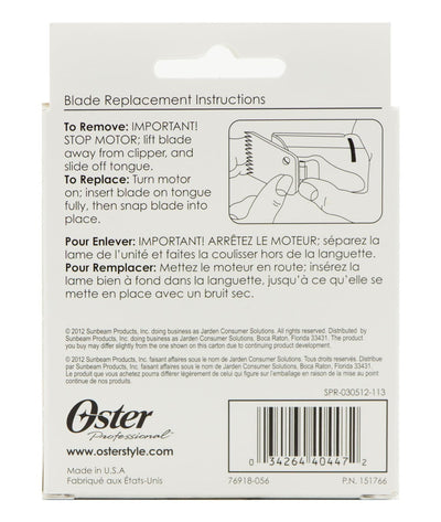 Oster Blade 0A [3/64In, 1.2mm] #76918-056
