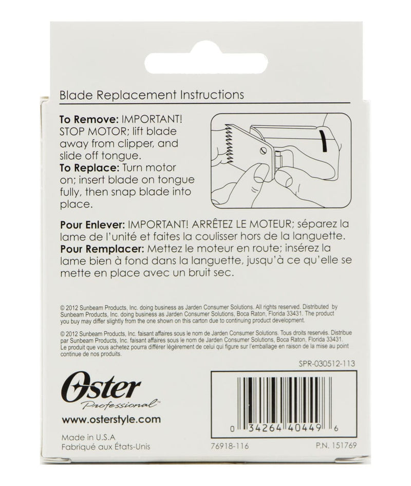 Oster Blade 1 1/2 [5/32In, 4mm] 
