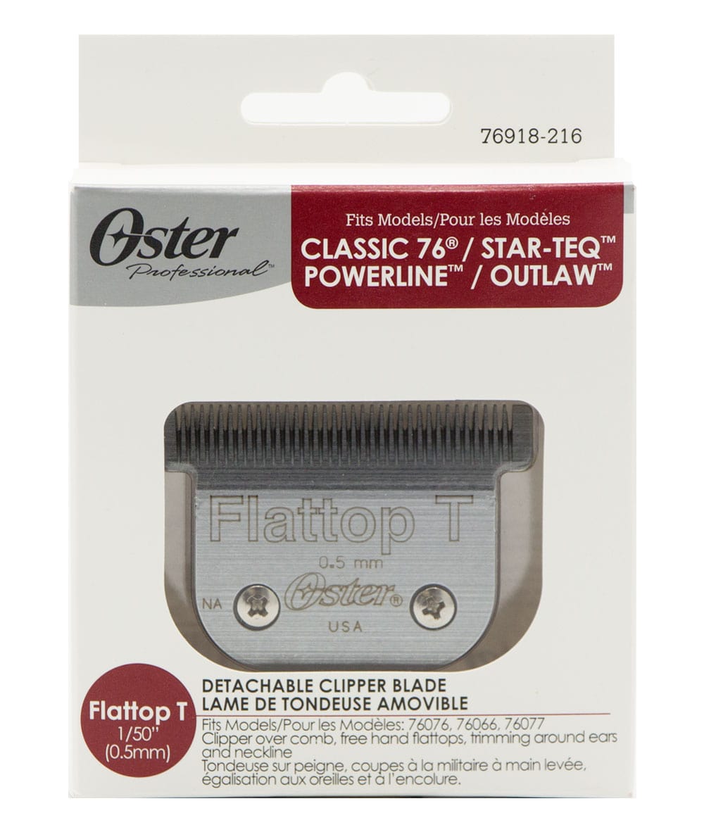 Oster Blade FlatTop T [1/50In, 0.5mm] #76918-216, HAIR STYLING TOOLS - Cloré Beauty