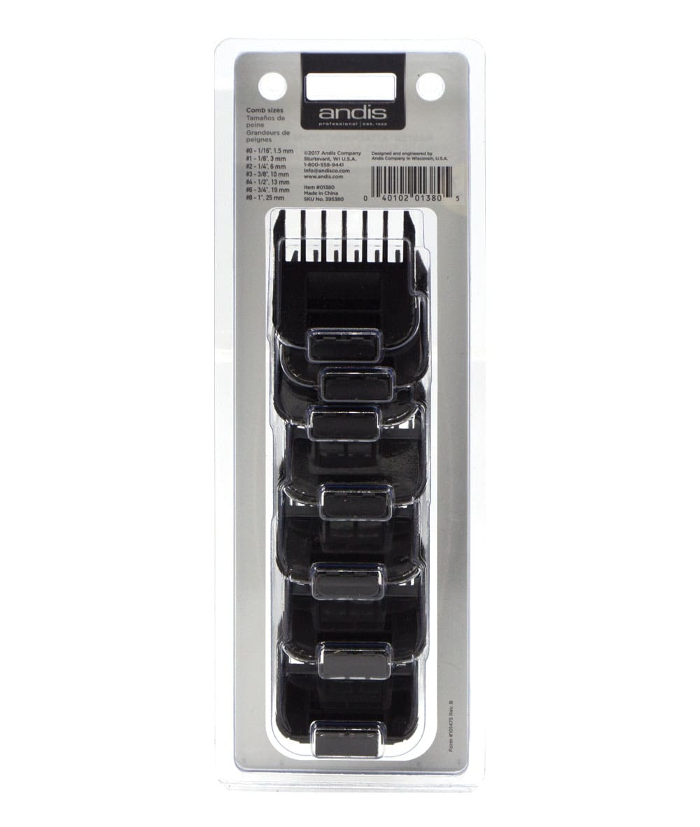 Andis Master Attachment Comb Set 7Piece #01380