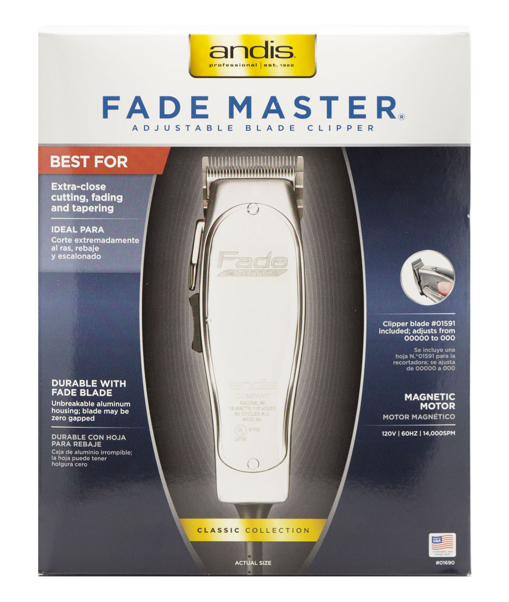 Andis Fade Master Adjustable Blade Clipper #01690, HAIR STYLING TOOLS - Cloré Beauty