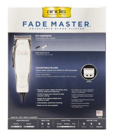 Andis Fade Master Adjustable Blade Clipper #01690