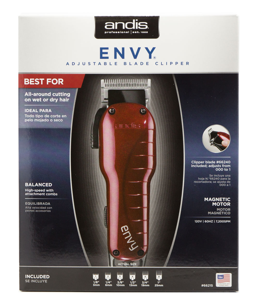 Andis Envy Adjustable Blade Clipper #66215, HAIR STYLING TOOLS - Cloré Beauty