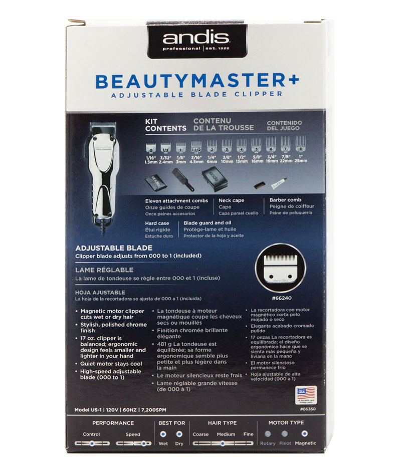 Andis Beauty Master Plus Adjustable Blade Clipper 