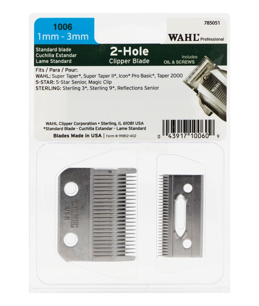 Wahl 2-Hole Clipper Blade [1mm-3mm] #1006, HAIR STYLING TOOLS - Cloré Beauty