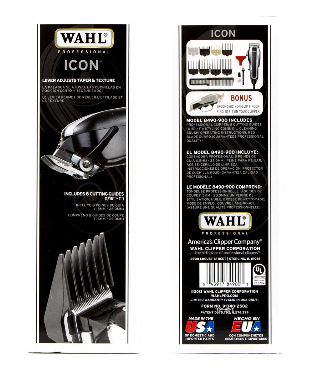 Wahl Icon [Ultra Powerfull Full Size Clipper] #8490-900, HAIR STYLING TOOLS - Cloré Beauty