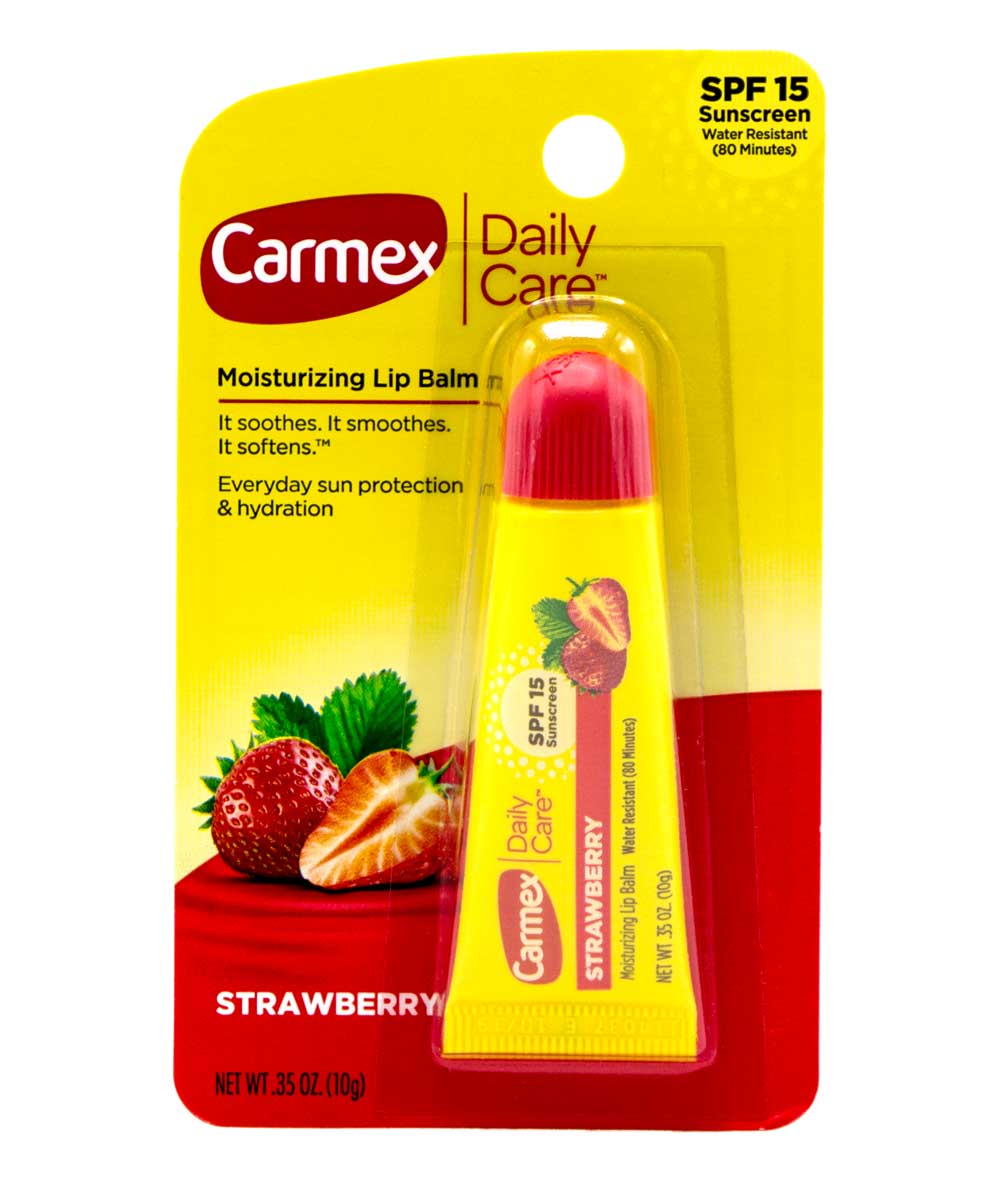 Carmex Tube Moisturizing Lip Balm W/Spf15 0.35 oz, COSMETICS MAKEUP - Cloré Beauty