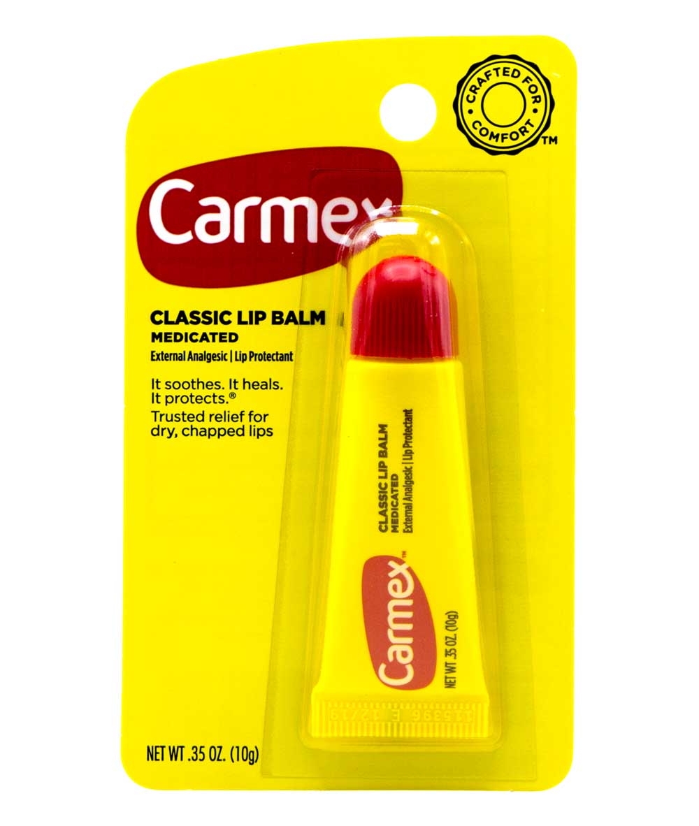 Carmex Tube Classic Lip Balm Medicated 0.35 oz, COSMETICS MAKEUP - Cloré Beauty