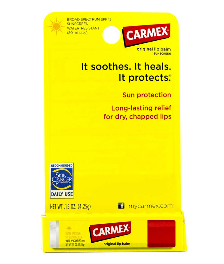 Carmex Moisturizing Classic Lip Balm W/Spf 15 0.15 oz