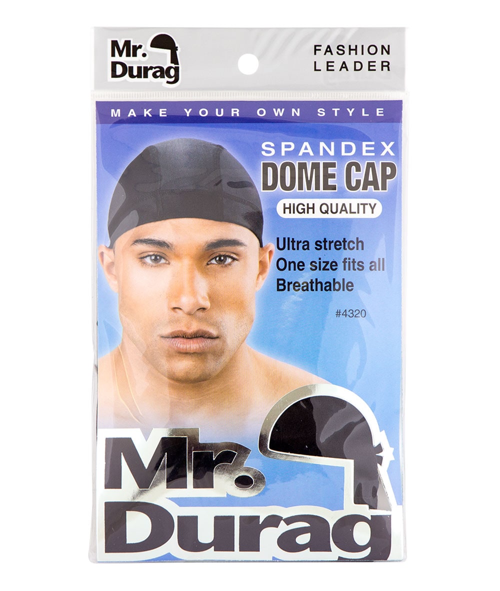Mr. Durag Spandex Dome Cap Black #4320, ACCESSORIES JEWELRY FASHION - Cloré Beauty