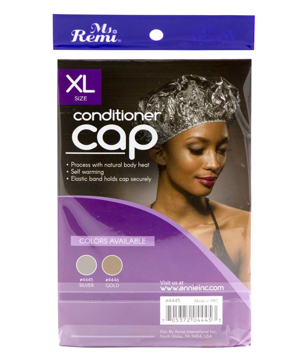 Annie Conditioner Cap Extra Large #4445 [Silver], ACCESSORIES JEWELRY FASHION - Cloré Beauty