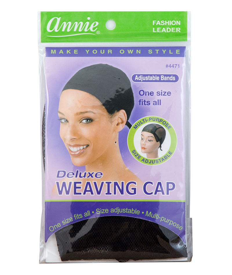 Annie Deluxe Weaving Cap One Size Black 