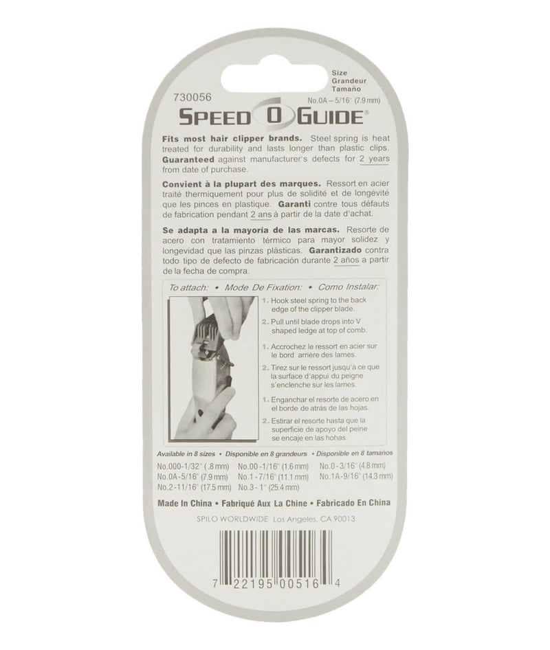 Speed O Guide No.0A-5/16In(7.9mm) Spg0517