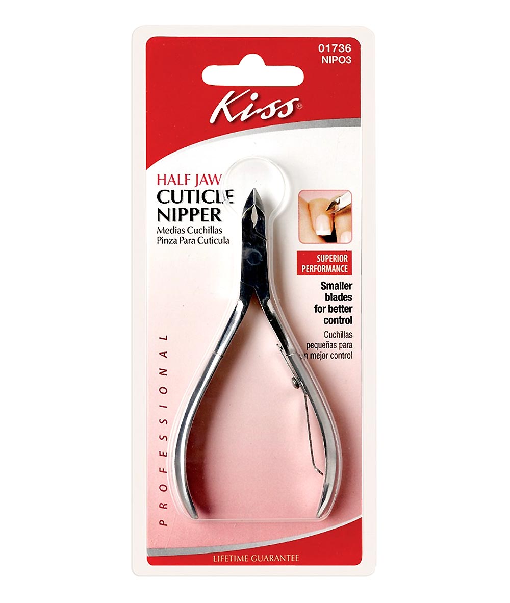 Kiss Half Jaw Cuticle Nipper #Nip03, COSMETICS MAKEUP - Cloré Beauty