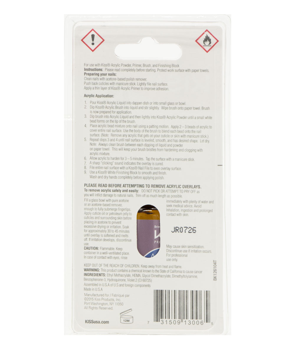 Kiss Acrylic Liquid #BK126, COSMETICS MAKEUP - Cloré Beauty