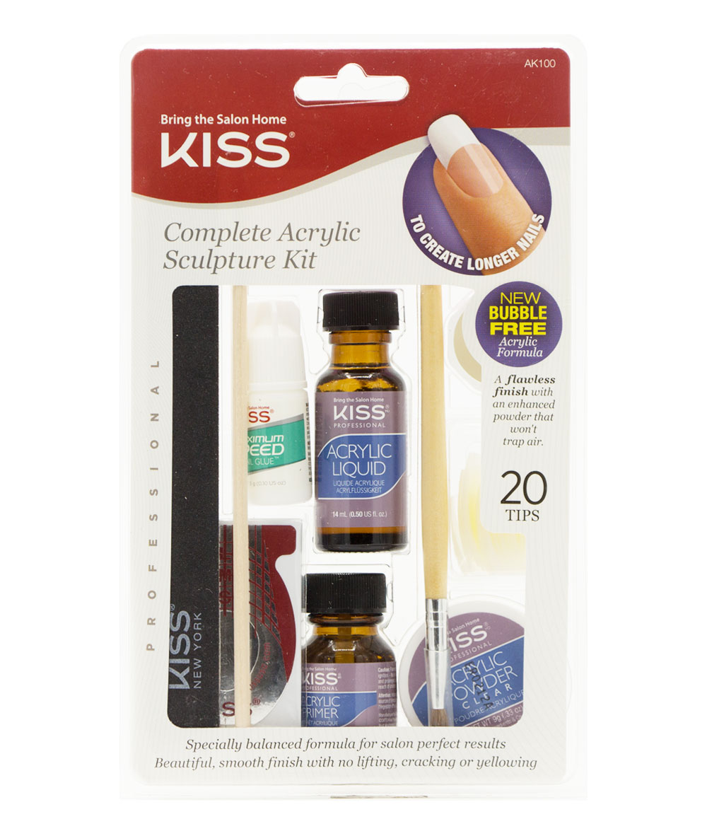 Kiss Complete Acrylic Sculpture Kit #Ak100, COSMETICS MAKEUP - Cloré Beauty