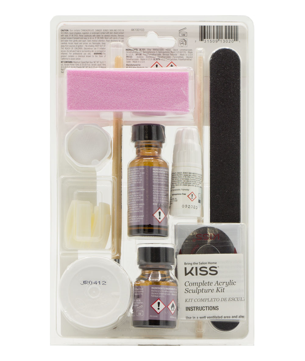 Kiss Complete Acrylic Sculpture Kit #Ak100, COSMETICS MAKEUP - Cloré Beauty