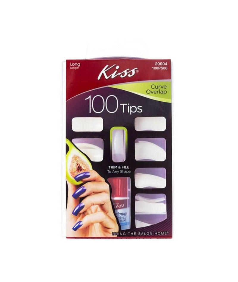 Kiss 100 Full Cover Nails Medium 100Ps12 Active Square