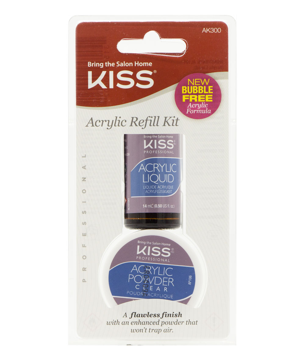 Kiss Acrylic Refill Kit #Ak300, COSMETICS MAKEUP - Cloré Beauty