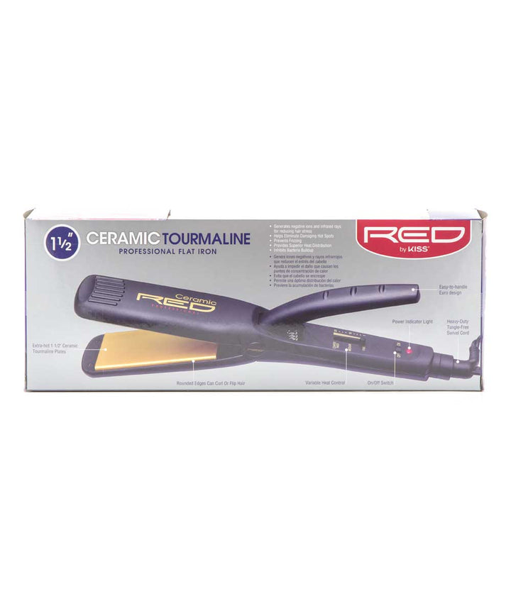 Red By Kiss Ceramic Tourmaline Professional Iron 450F