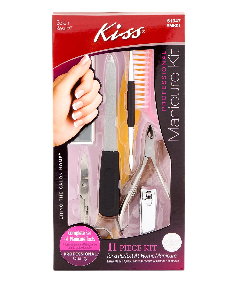Kiss Manicure Kit 11 Piece Kit #Rmk01, COSMETICS MAKEUP - Cloré Beauty