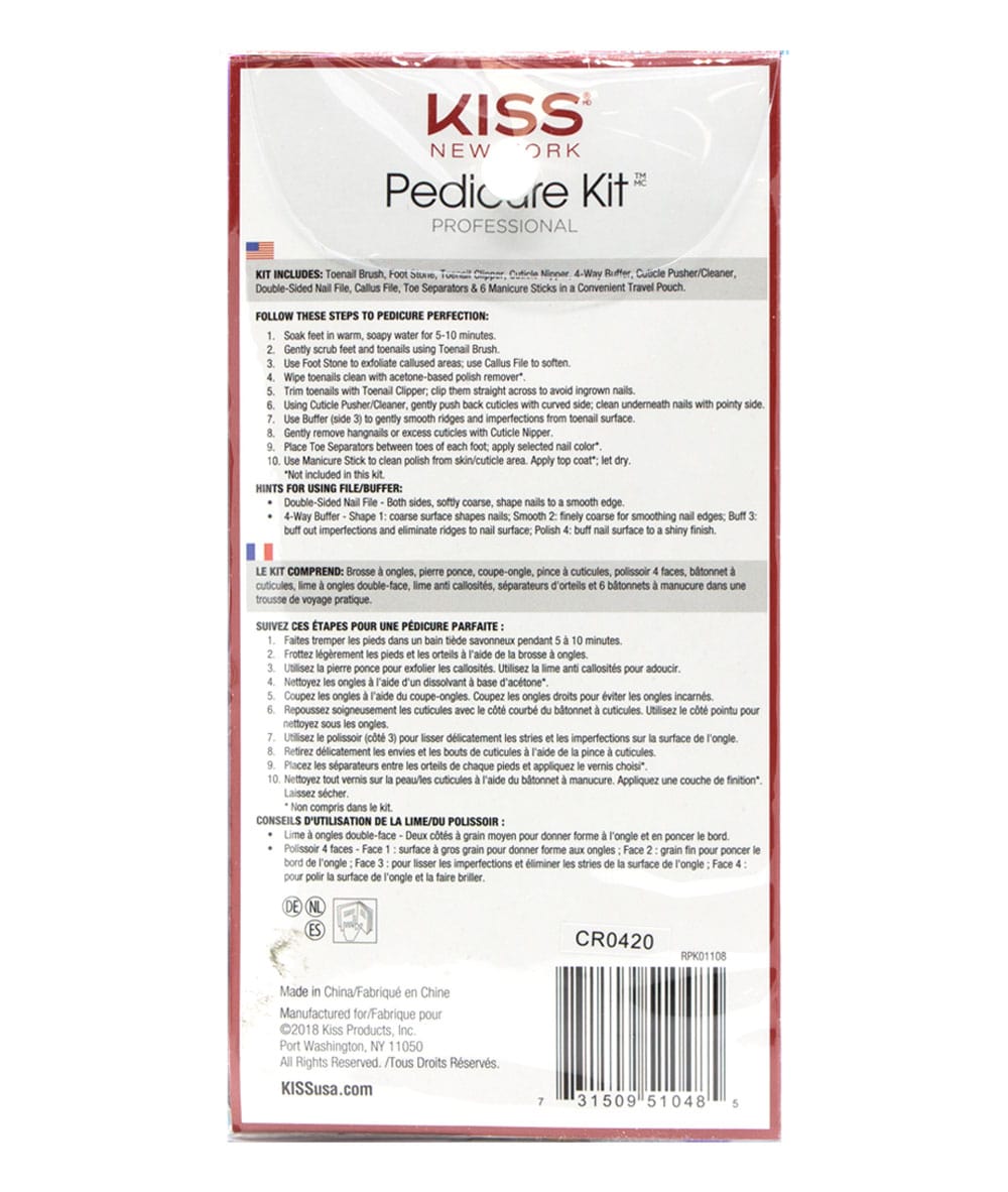 Kiss New York Pedicure Kit #Rpk01